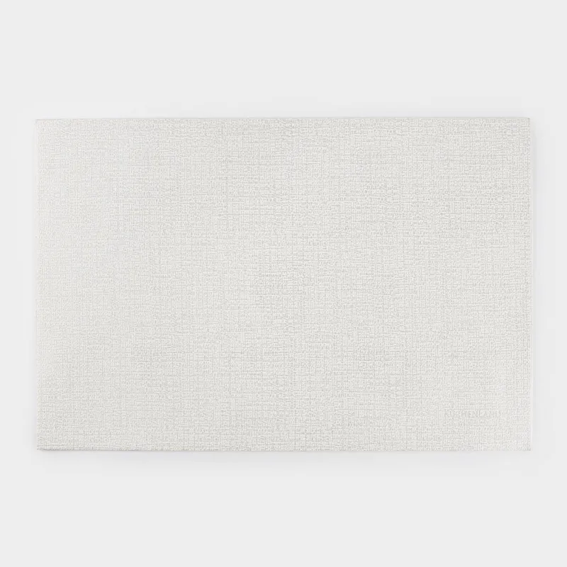 Аспаптар астындағы майлық, 30х45 см, ПВХ, тікбұрышты, ақ, күміс тамшылар, Rock