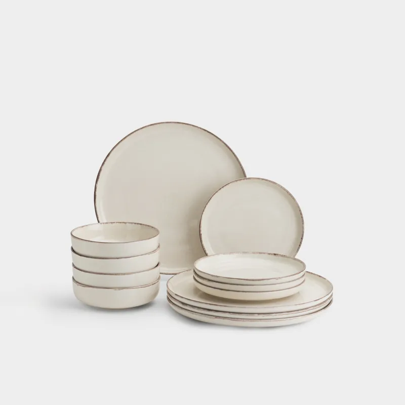 Сервиз обеденный, в крапинку, Speckled brown