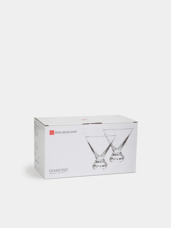 Бокал для мартини, 2 шт, Бриллиант, Diamond, image-4