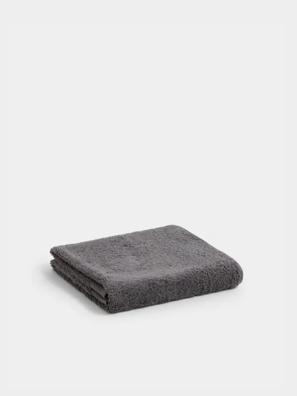 Полотенце, 70х140 см, хлопок, темно-серое, Gentle cotton, image-0