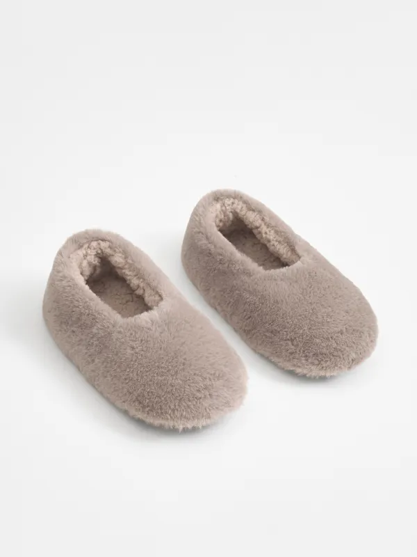 Тапочки-носки женские, домашние, коричневые, Hotty, image-4