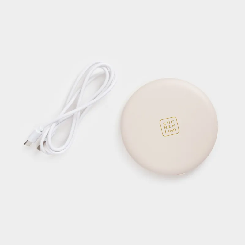 Зеркало карманное, двустороннее, с подсветкой, Vesta, image-5