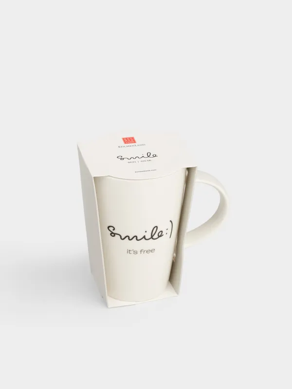 Кружка, 420 мл, Smile, Scroll, image-4