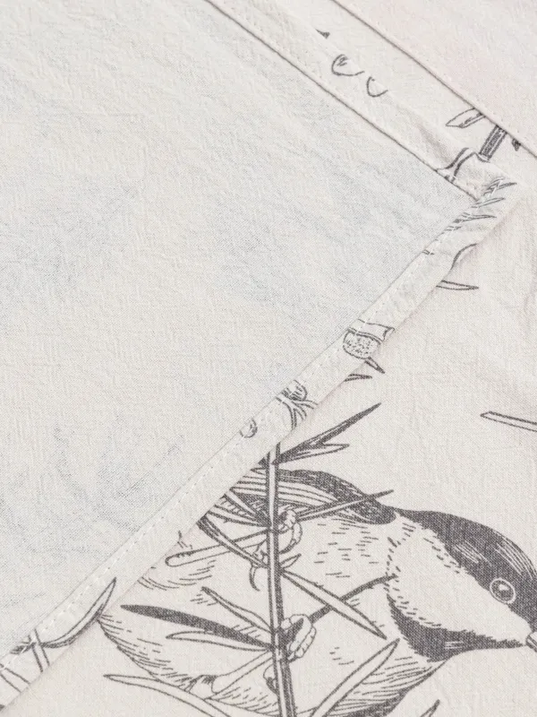 Алжапқыш, 65х80 см, мақта, сұр және сарғылт-қоңыр, Бұтақтардағы суықторғайлар, Bullfinchs, image-4