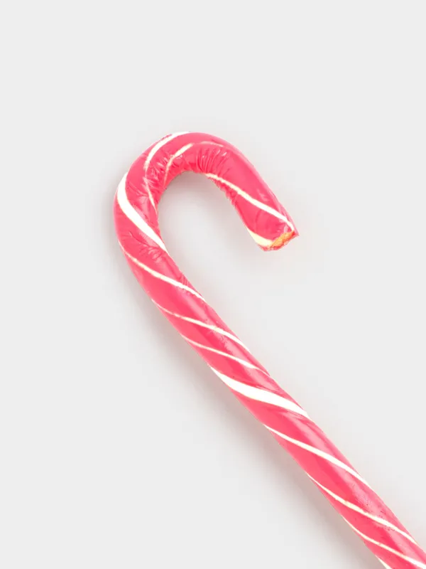 Мұз кәмпит, 28 гр, ақ және қызғылт, Құлпынай йогурты, Таяқша, Sweet life, image-1