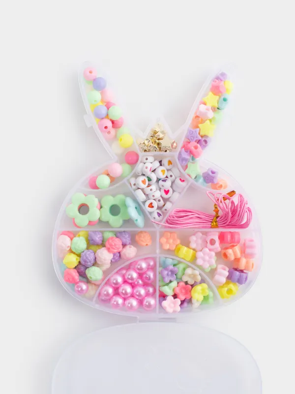 Шығармашылық жиынтығы, 14х12 см, зергерлік бұйымдар жасау, пластик, қоян, Creative, image-2