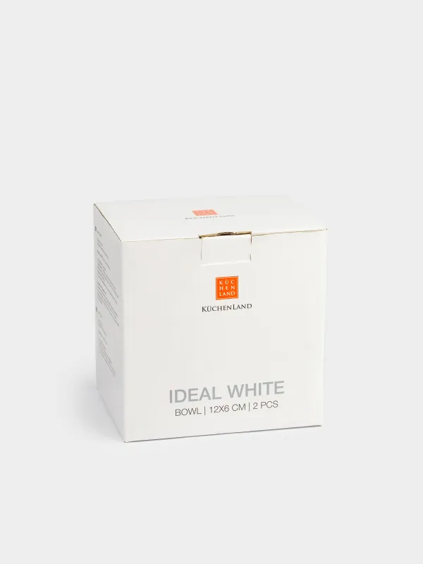 Пиала, 12х6 см, 2 шт, фарфор F, белая, Ideal white, image-6