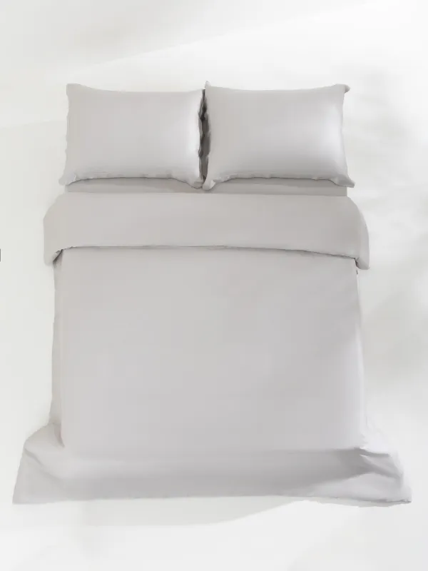 КПБ евро, бамбук, светло-серый, Pure bamboo, image-1