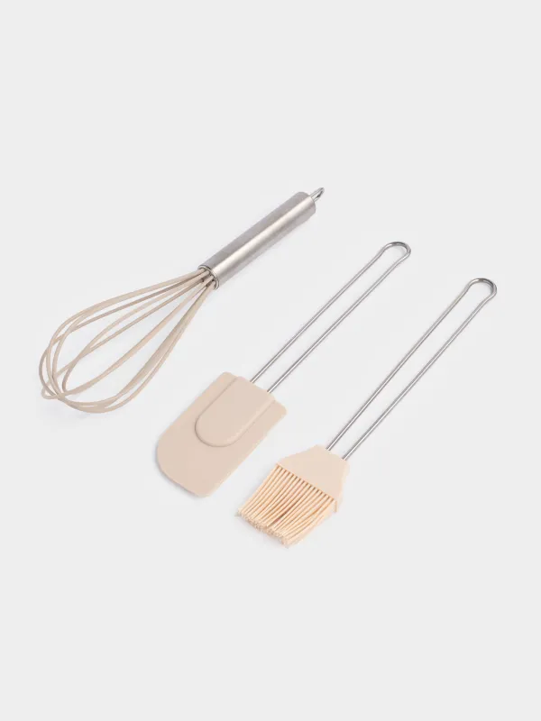 Набор для выпечки, 4 пр, с мерным стаканом, пластик/силикон/сталь, Bakery, image-2