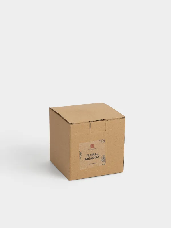 Сақтау ыдысы, 10х12 см, 380 мл, фарфор N, сүт түстес, Кракелюрдегі шалғынды гүлдер, Floral meadow, image-4