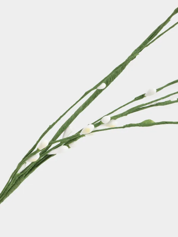 Ветка декоративная, 70 см, пластик, Белые ягоды, Willow decor, image-2