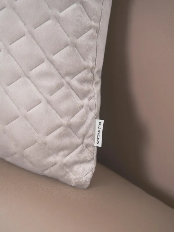 Жастық сәндік, 45х45, көрпе, барқыт, сирень, Ромбтар, Sewing, image-5