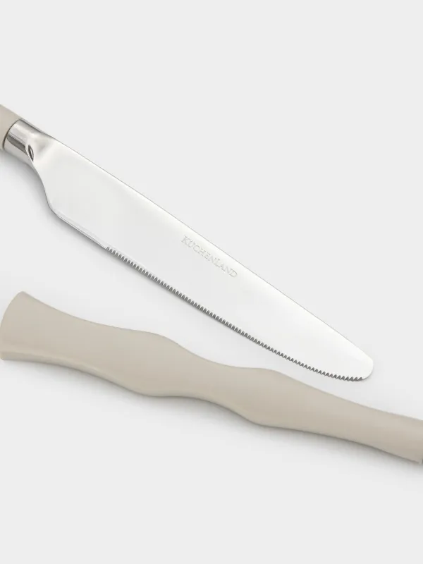 Ас пышағы, 2 дана, болат/пластик, сарғылт-қоңыр, Иілімдер, Toronto, image-3