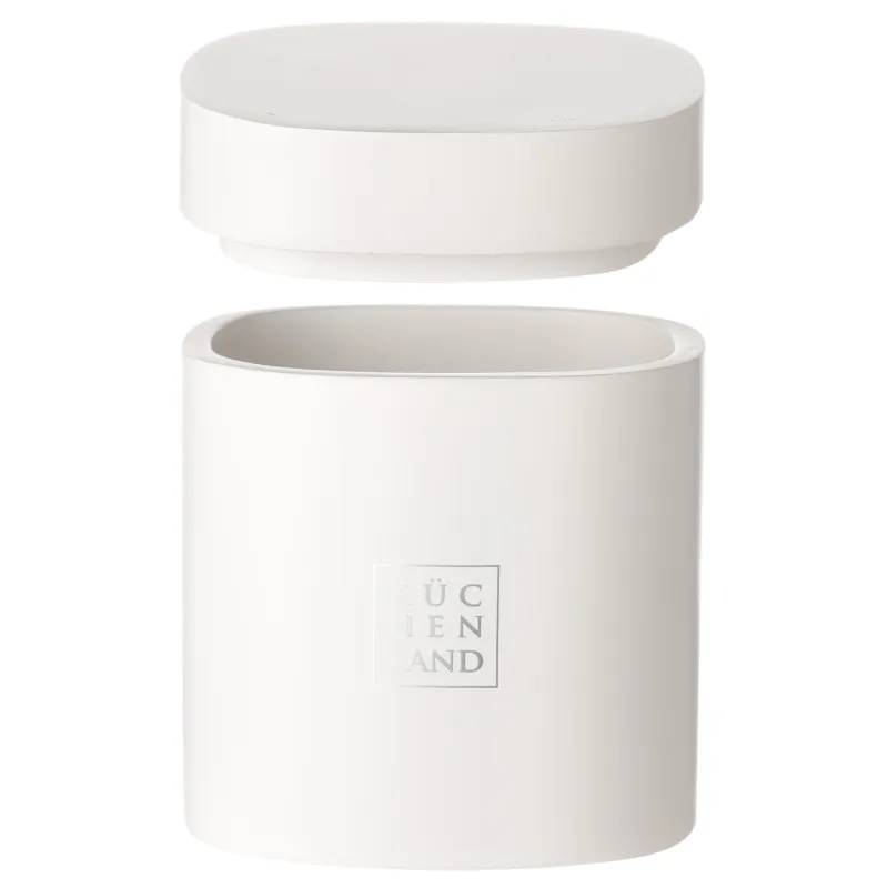 Шкатулка для ванной, 10х8 см, полирезин, белая, Vesta, image-2