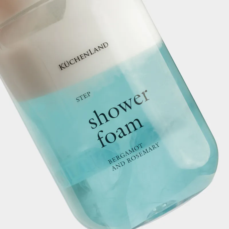 Гель-пенка для душа, 485 мл, увлажняющий, Бергамот/Розмарин, Step, image-3