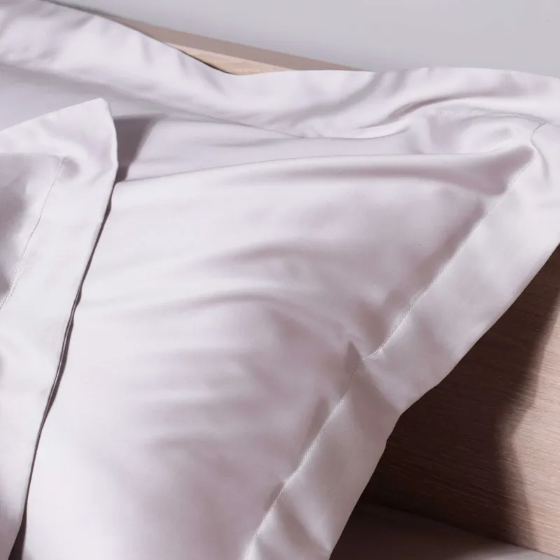 Жастық қап, 50х70 см, 2 дана, тенсель 300 ТС, сұр, Tencel, image-3