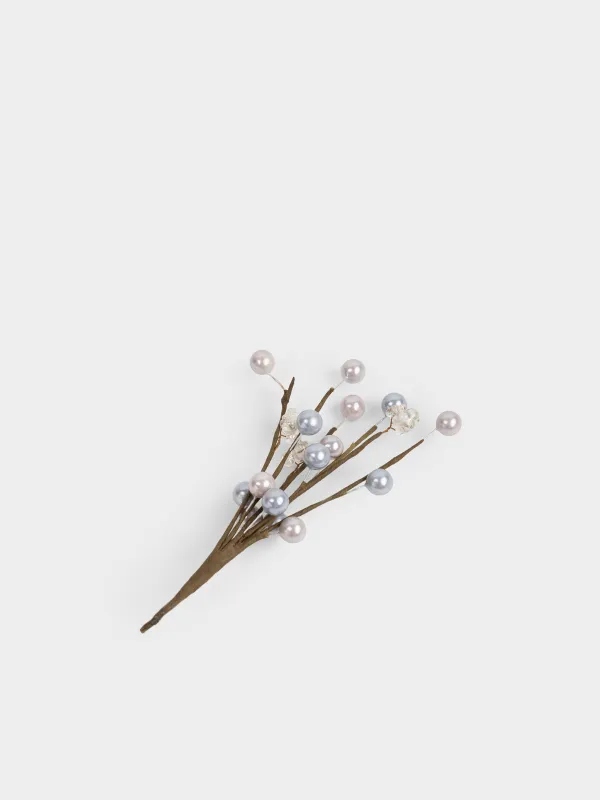 Сәндік бұтақ, 20 см, пластик, Түрлі-түсті моншақтар, Balls decor, image-2