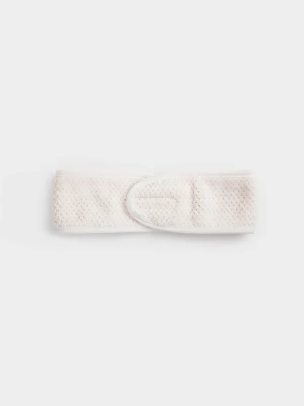 Шашқа арналған резеңке, 56х9 см, флис, Velcro, сүт түстес, Ratine, image-0