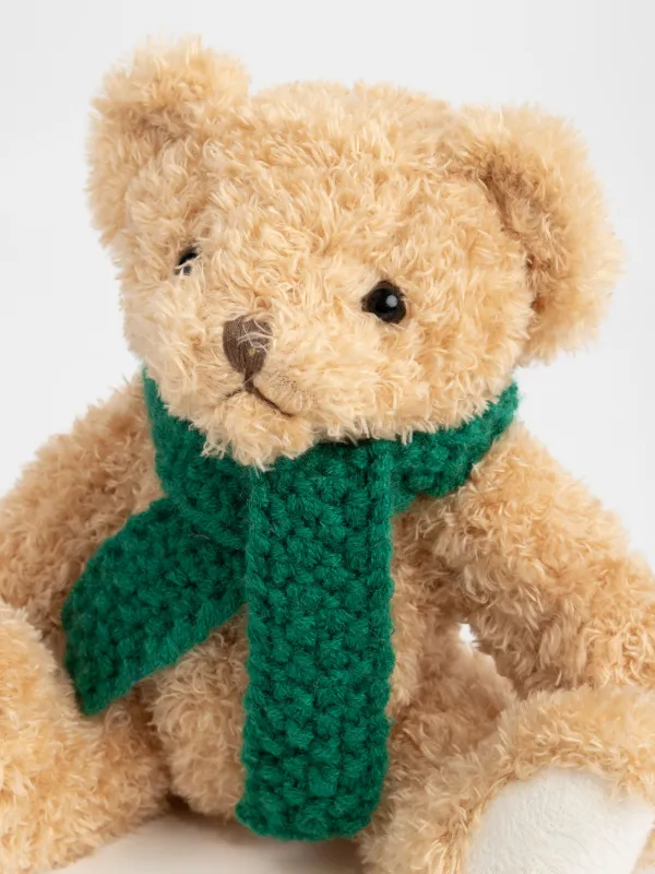 Ойыншық, 25 см, жұмсақ, қозғалмалы аяқтары бар, полиэстер, қоңыр, Аю, Bear, image-4