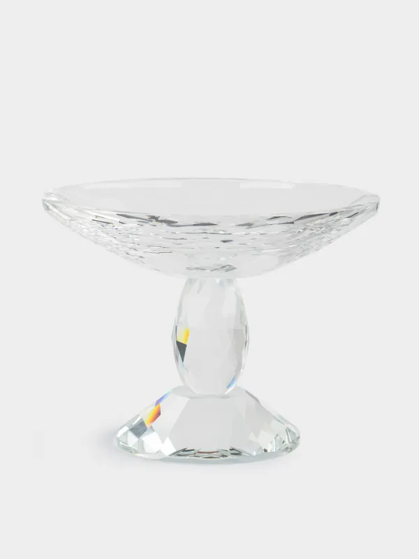 Аяқты ыдыс, 15х15 см, хрусталь шыны, Lux crystal, image-0