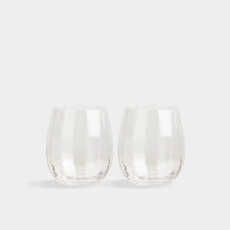 Стақан, 10 см, 450 мл, 2 дана, шыны, сарғылт-қоңыр, Filo R color