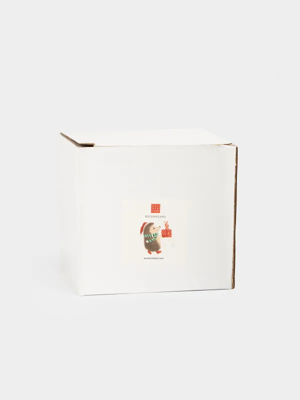 Кружка, 450 мл, Еж с подарками, Hedgehog christmas, image-4