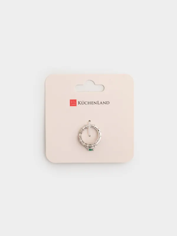 Кольцо, Jewelry snake crystal, image-3