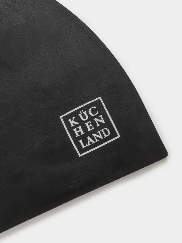 Есік алды кілемшесі, 45х75 см, резеңке, жартылай шеңберлі, қара-күміс, Welcome, Home deco, image-5