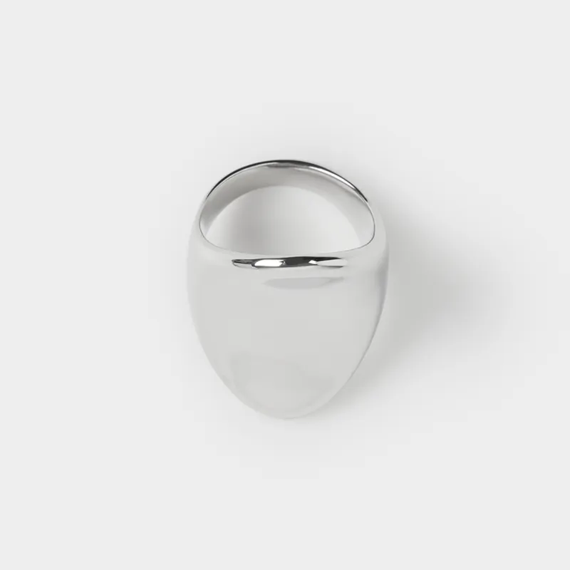 Сақина, 2,5 см, бірыңғай өлшем, металл, күміс түстес, Jewelry