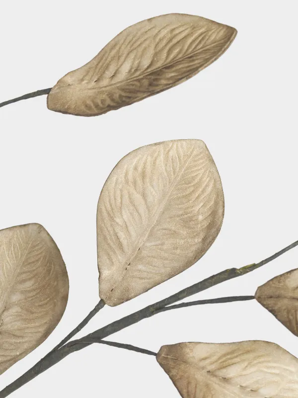 Сәндік бұтақ, 1,1 м, пластик/қағаз, Жапырақтар, Broadleaf decor, image-3