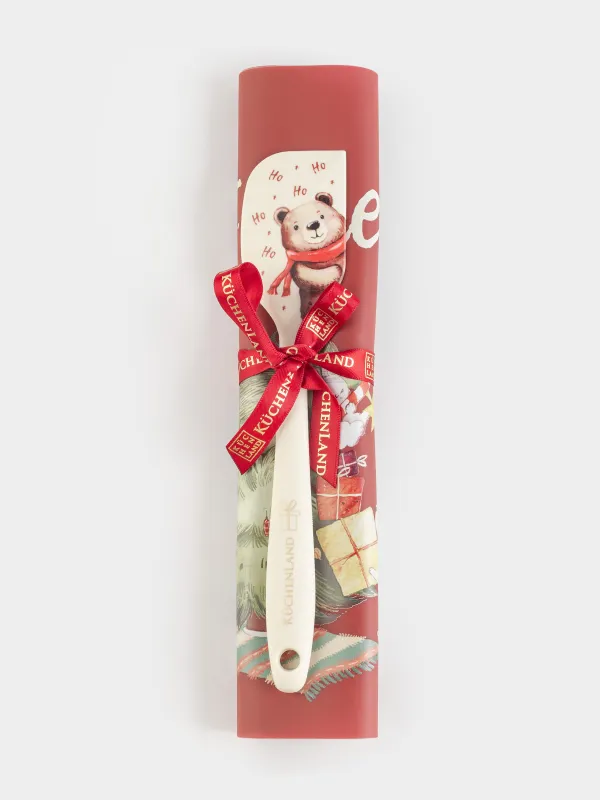 Набор для выпечки, 2 пр, лопатка/коврик, силикон/дерево, Время чудес, Friends forest, image-5