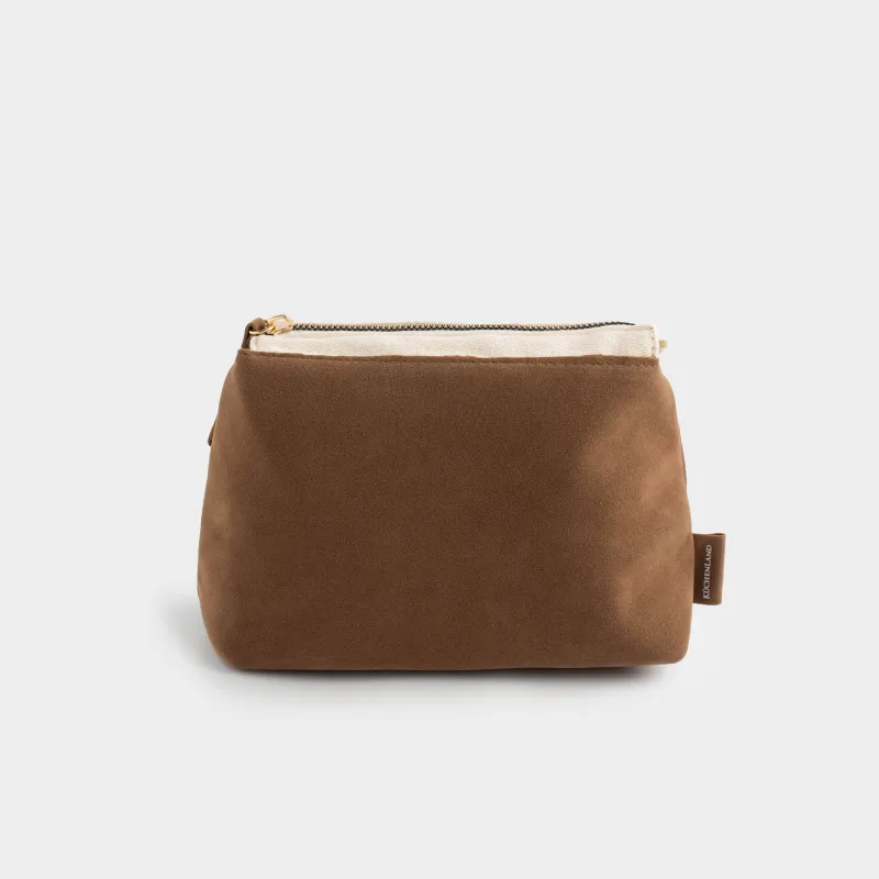 Косметикалық сөмке, 23х12 см, полиуретан, құмды, Krast