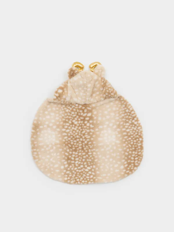 Жануарларға арналған костюм, 40 см, өлшемі L/XL, карнавалдық, полиэстер, қоңыр, Бұғы, Christmas pet, image-3