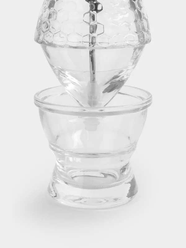 Бал диспенсері, 180 мл, шыны Р/пластик, Бал ұясы, Honey, image-5