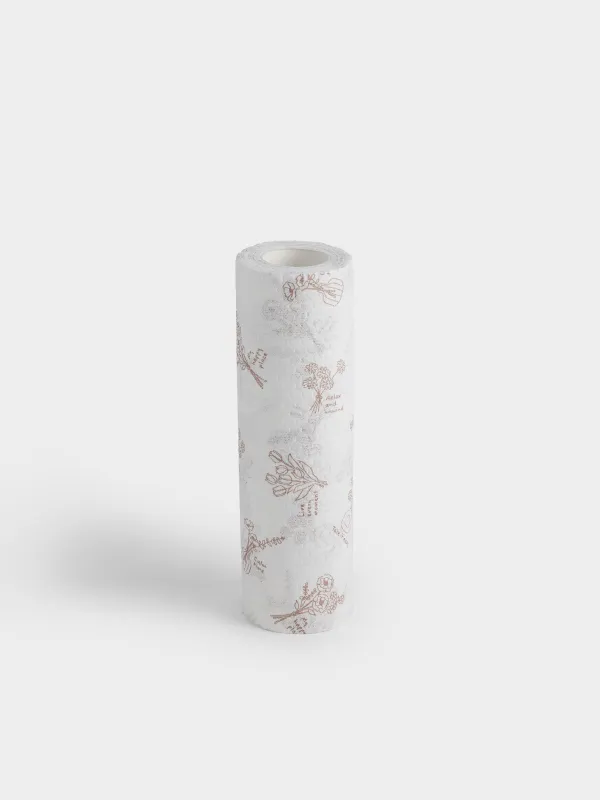 Полотенца рулонные, 25х25 см, 50 шт, целлюлоза, бело-бежевые, Букеты, Roll, image-2