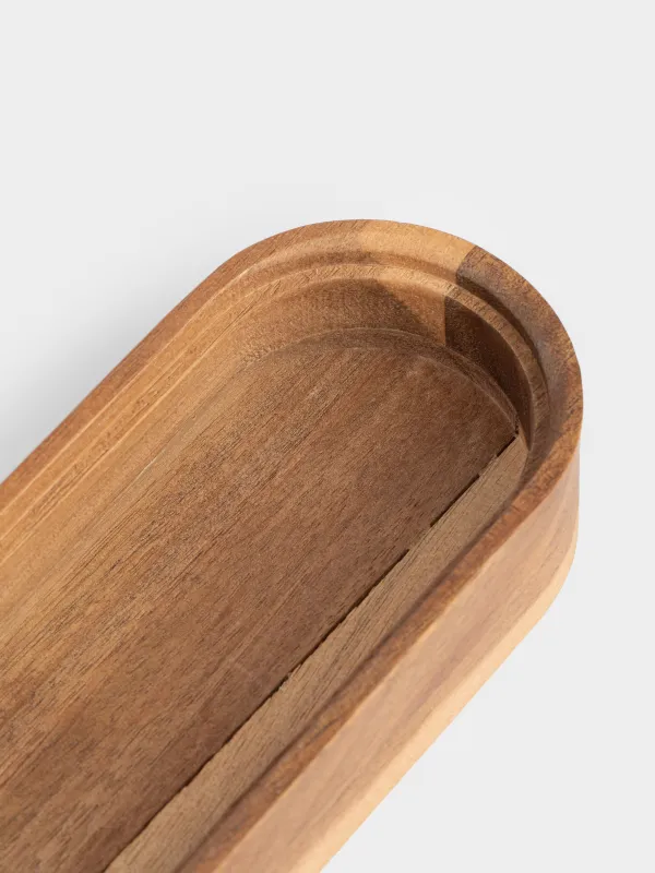 Үккіш, 24х7 см, контейнері бар, тұтқасы бар, болат/ағаш, Noble tree, image-4