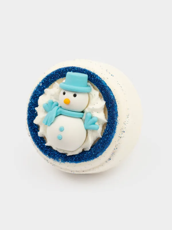 Ваннаға арналған бомба, 130 гр, ойыншығы бар, ақ, Ваниль, Аққала, Snowy, image-1