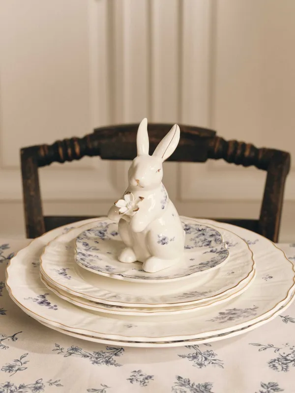 Статуэтка, 14 см, Кролик с цветком, Tradition Easter, image-5