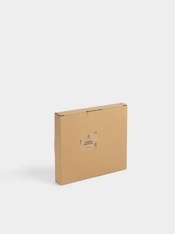 Тіскебасар тәрелкесі, 20 см, фарфор N, сүт түстес, Кракелюрдегі шалғынды гүлдер, Floral meadow, image-5