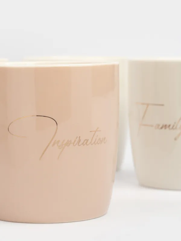 Кружка, 330 мл, 4 шт, Микс, Scroll, image-2