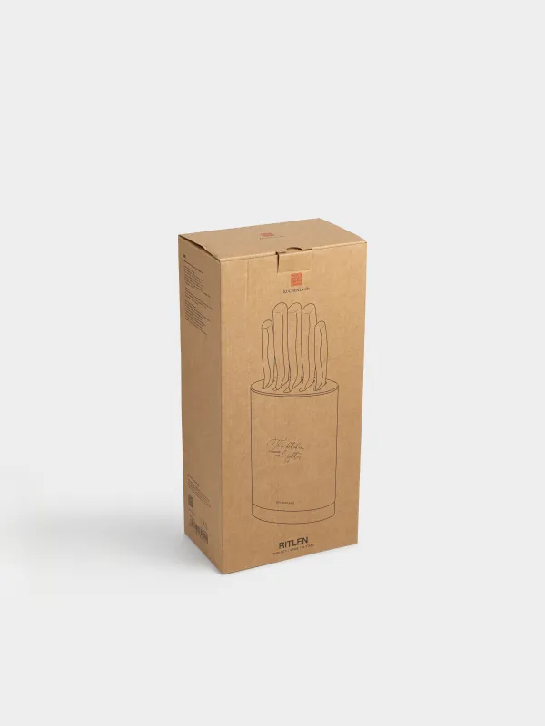 Набор ножей, 5 предметов, в подставке, Ritlen, image-6