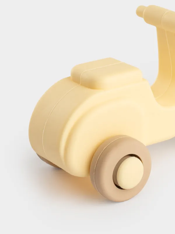 Ойыншық, 10х6 см, силикон, сарғылт-қоңыр, Мопед, Kiddy, image-5