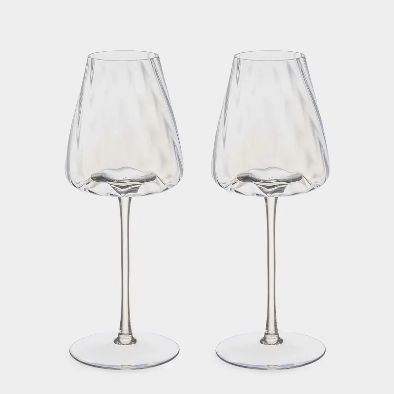 Қызыл шарап бокалы, 480 мл, 2 дана, шыны, інжу-маржан, Sorento bend