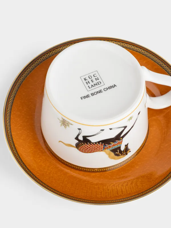 Пара чайная, 250 мл, Скачки, Blue wind, image-3