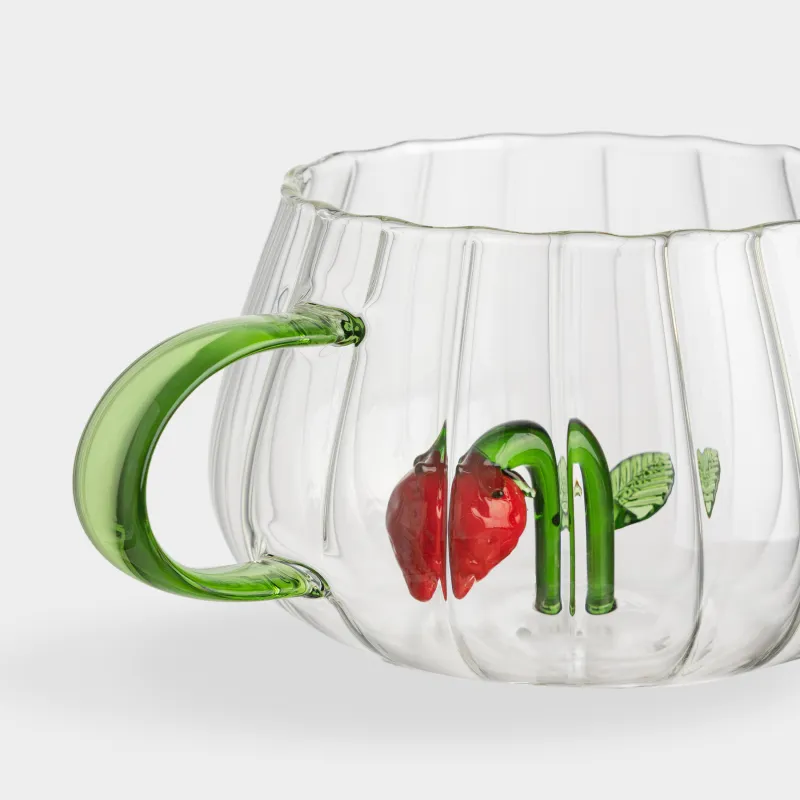 Кружка, 400 мл, Клубника, Camellia decor, image-3
