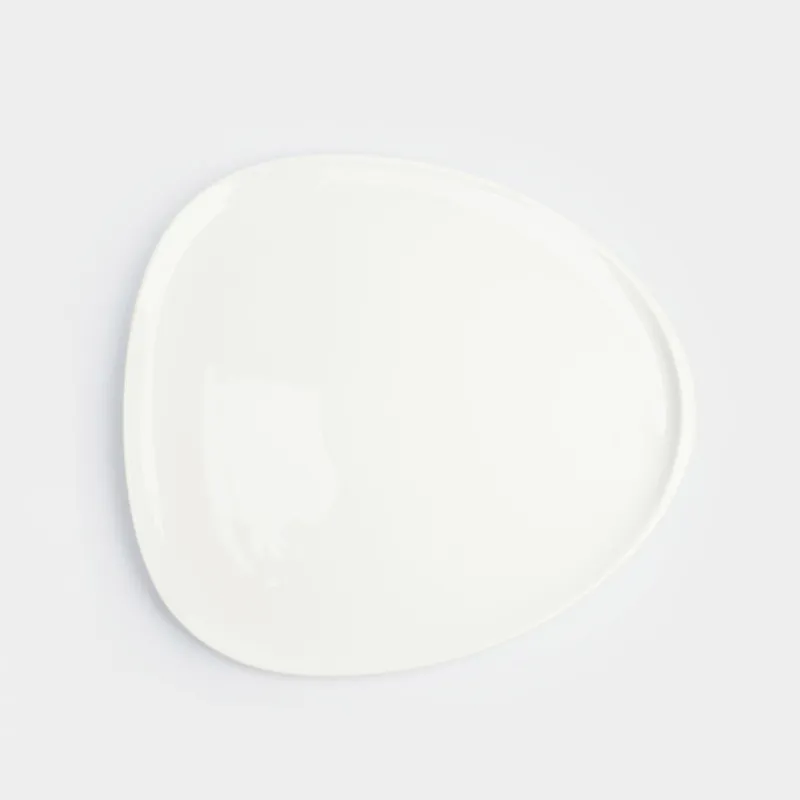 Түскі ас тәрелкесі, 27х25 см, Фарфор P, ақ, Synergy