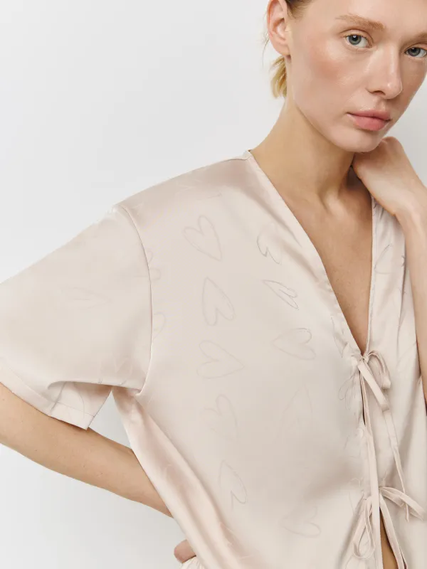 Рубашка женская, с коротким рукавом, Arisha, image-2