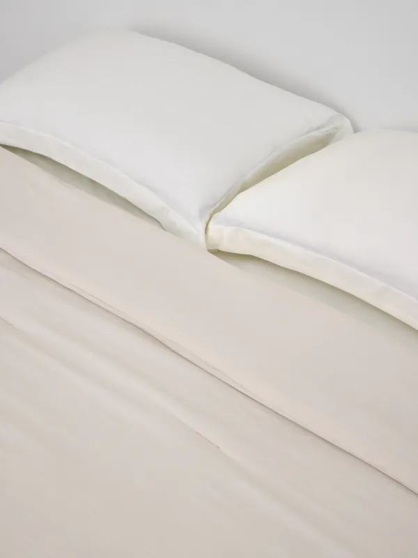 Төсек жапқыш, 220х240 см, сырылған, шашағы бар, микрофибра, сарғылт-қоңыр, Stitch, image-3