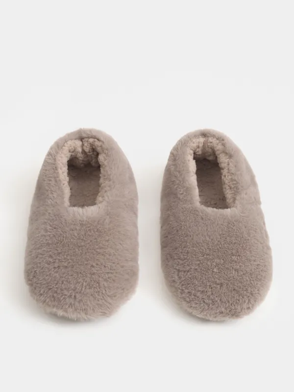 Тапочки-носки женские, домашние, коричневые, Hotty, image-2