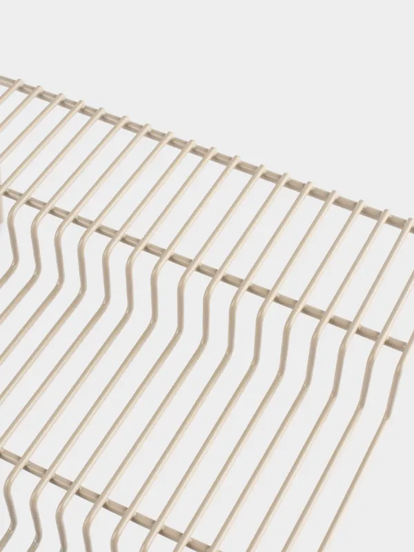 Шкафқа арналған сөре-органайзер, 26х25 см, 3 деңгейлі, металл, сарғылт-қоңыр, Beige style, image-4